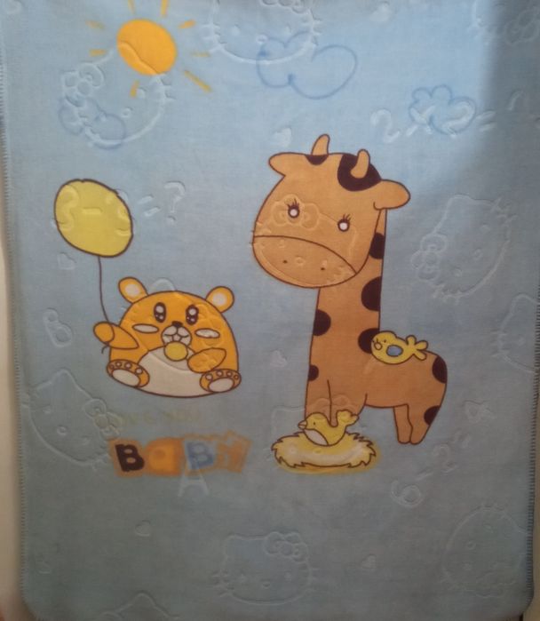 Дитяча ковдра, велюр.