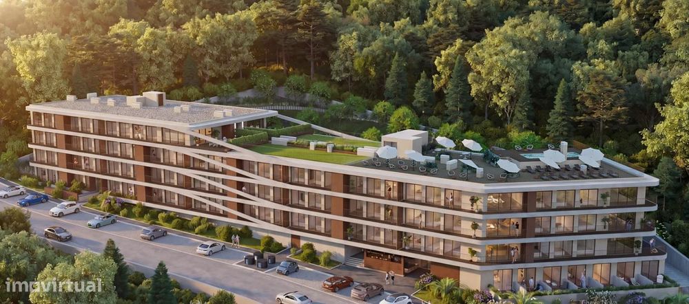 Apartamento T2 Novo com Piscina e Jardim — São Felix da Marinha, Porto