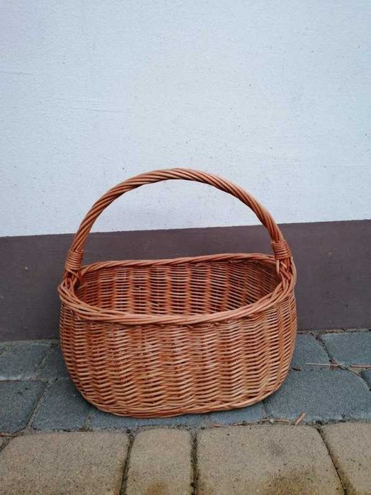 Kosz wiklinowy na grzyby