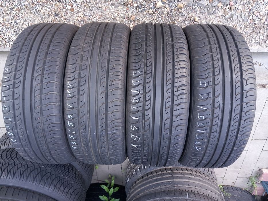 4x Opony Używane Letnie 195/55R15 Hankook