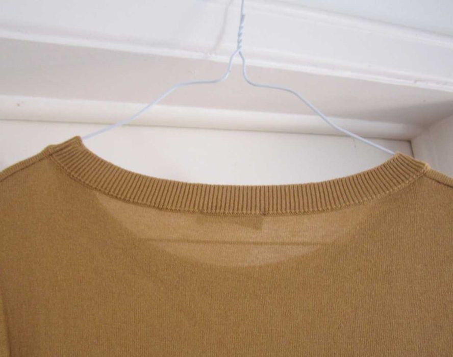 Vestido Castanho Claro United Colors Of Benetton manga comprida L/XL G