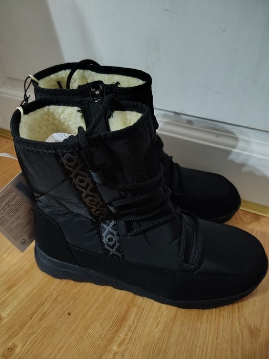 Damskie śniegowce z podeszwą TPR