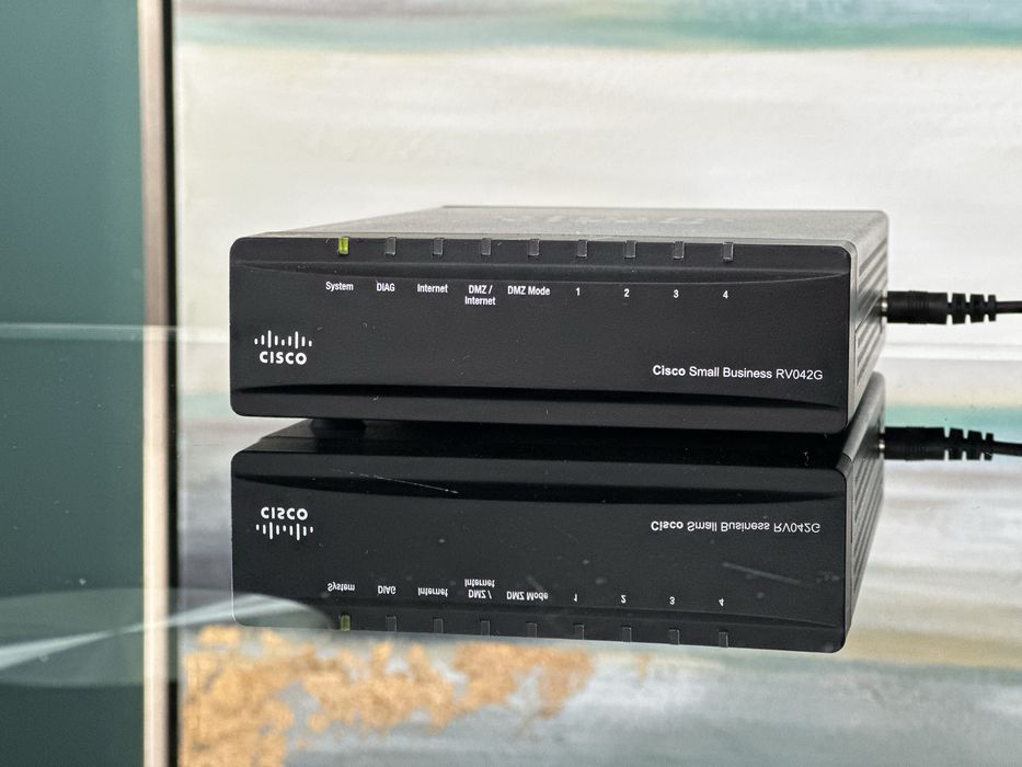 Router CISCO Gigabit Dual WAN VPN Firewall model RV042G (4xLAN/2xWAN)
