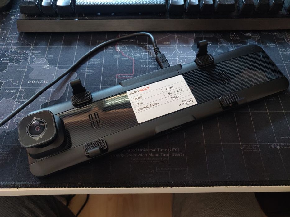 Cyfrowa kamera samochodowa z lusterkiem,rejestrator AC80