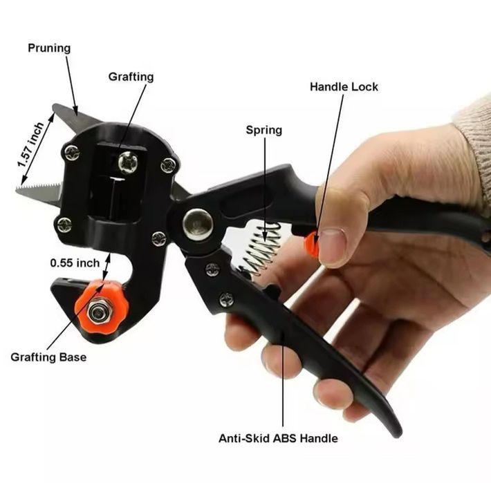 Tesoura de enxertia e poda