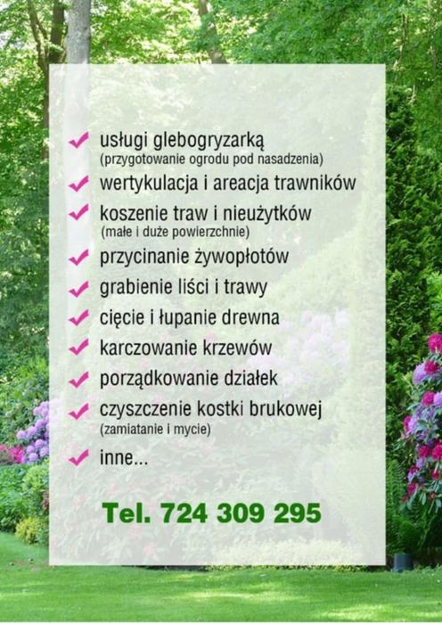 Usługi ogrodniczo-budowlane