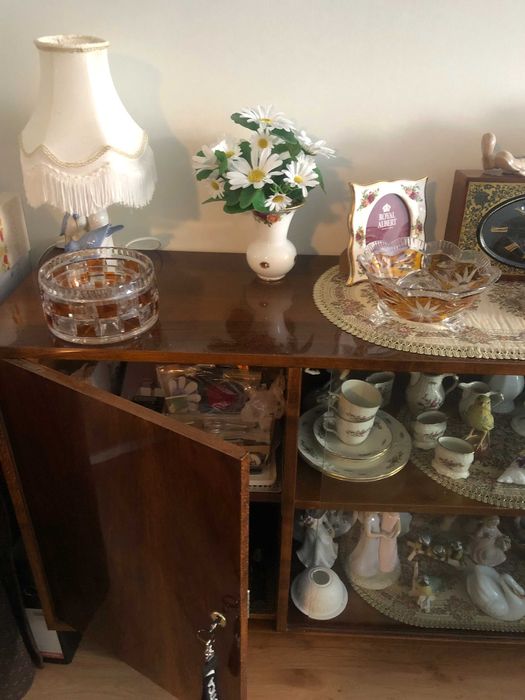 Komoda PRL jamnik szafka na wysoki połysk vintage stan idealny antyk