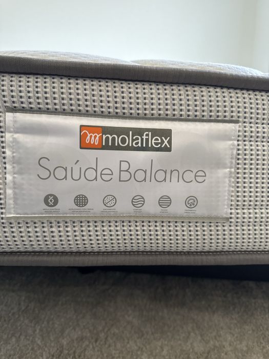 Cama Molaflex completa 180x200 em excelente estado