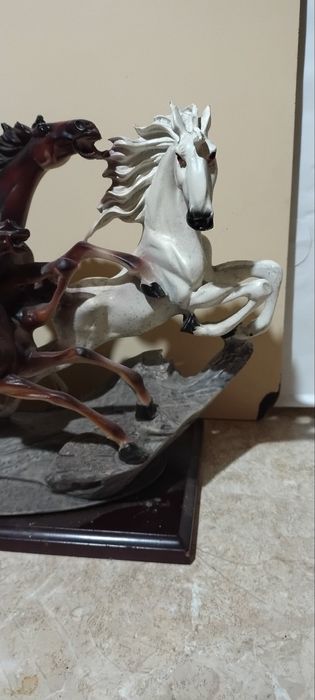 Дикі мустанги в русі.