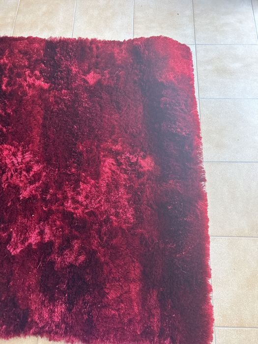 Carpete como nova medida 1.40x2,00 cor bordeaux