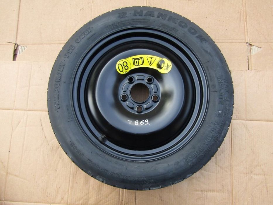 Koło Dojazdowe 16 Ford Focus Fiesta Mondeo Kuga C-MAX Volvo V40 C30 S40 V50