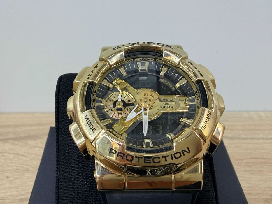 Zegarek Casio G-SHOCK GM-110G-1A9ER Złoty Czarny BOX / JAK NOWY!
