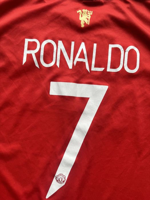 Strój piłkarski Ronaldo z klubu Manchester United