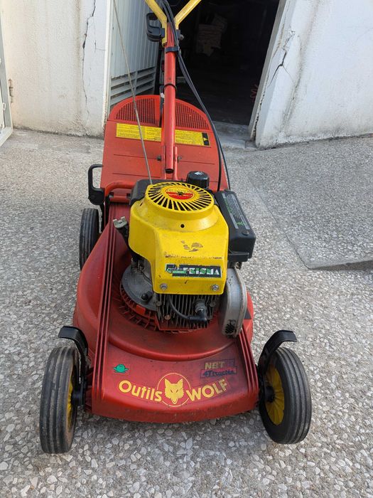 Cortador de Relva a Gasolina Outils WOLF – A Funcionar