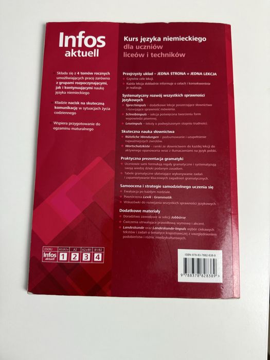 Infos aktuell 2 – podręcznik do niemieckiego (Pearson)