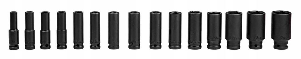 Набір ударних торцевих головок 1/2 - 10-32 мм 15 шт Falon-Tech FT2215