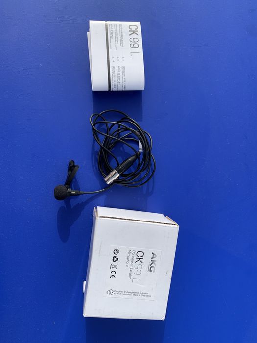 AKG Sistema wireless (DPT70 DSR70 dual) Microfone lapela lavalier C99L