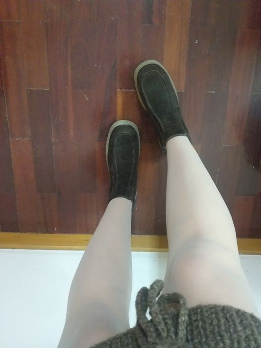 Botins Castanhos Vintage
