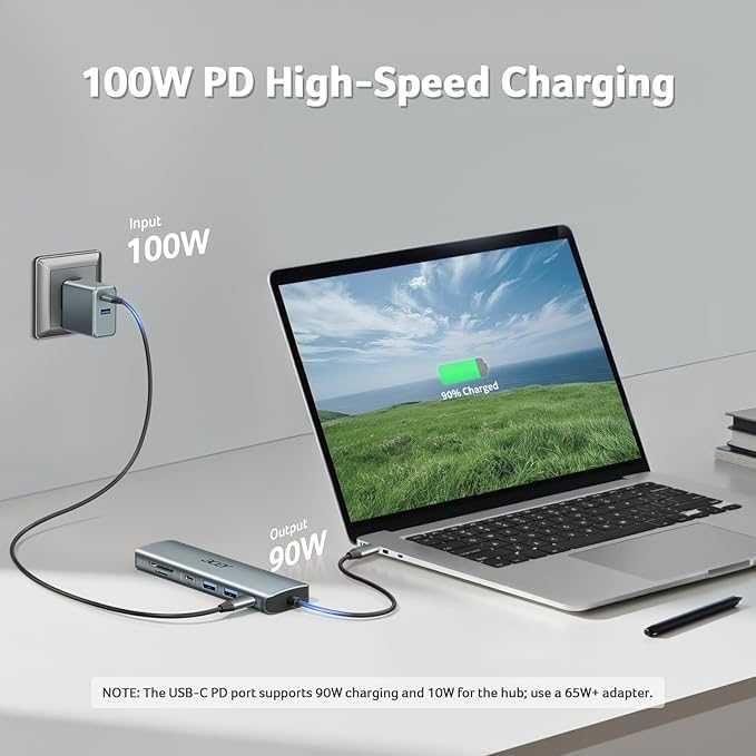 Acer Hub USB C, 7 w 1 Adaptera USB C do HDMI,  4K HDMI, 5Gbps