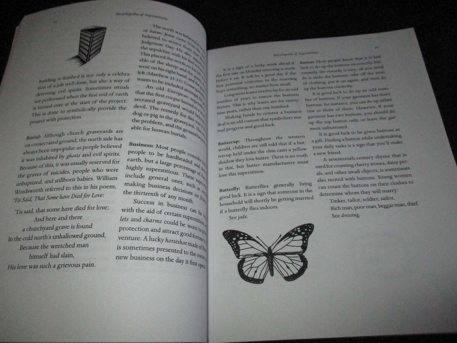 Livro Encyclopedia of Superstitions Richard Webster Superstições