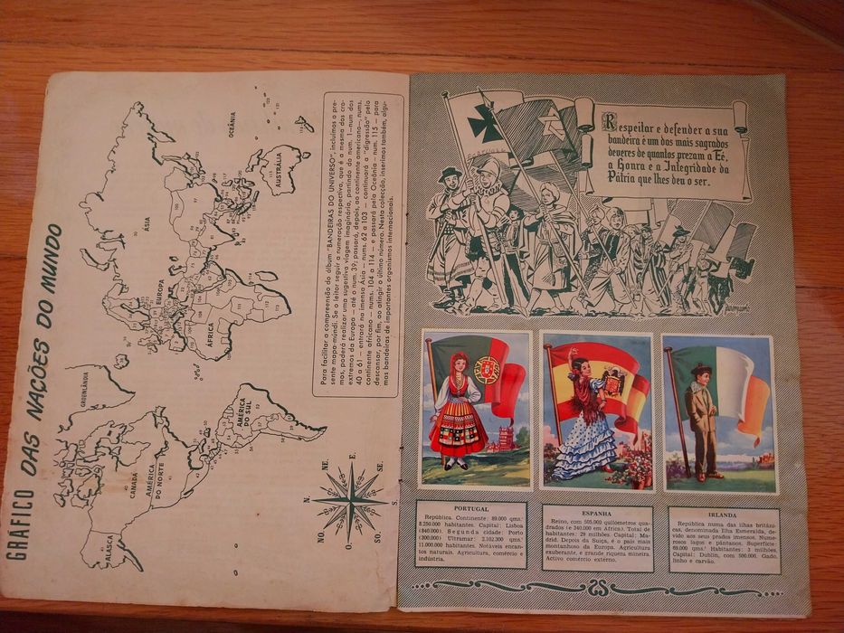 Caderneta Bandeiras do Universo