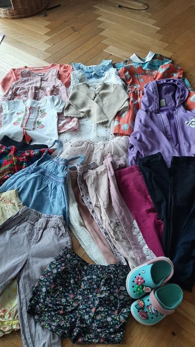 Paka zestaw dziewczynki lato wakacje rozm. 92 2 lata H&M GAP Reserved