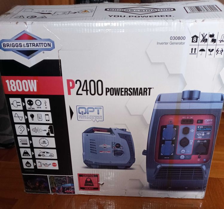 Інверторный генератор Briggs&Stratton P2400 PowerSmart. Новий.