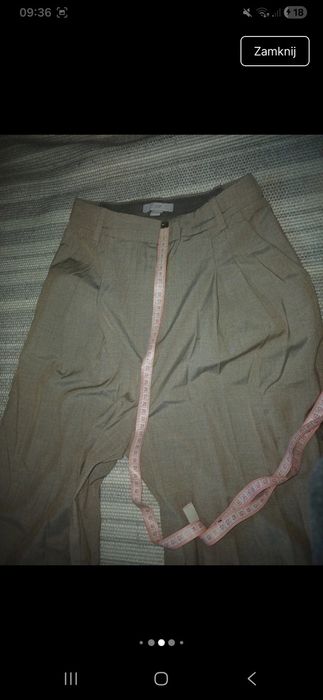 Skracane spodnie h&m