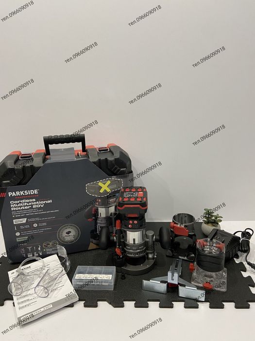 Фрезер акумуляторний, фрезерний верстат по дереву Parkside Німеччина