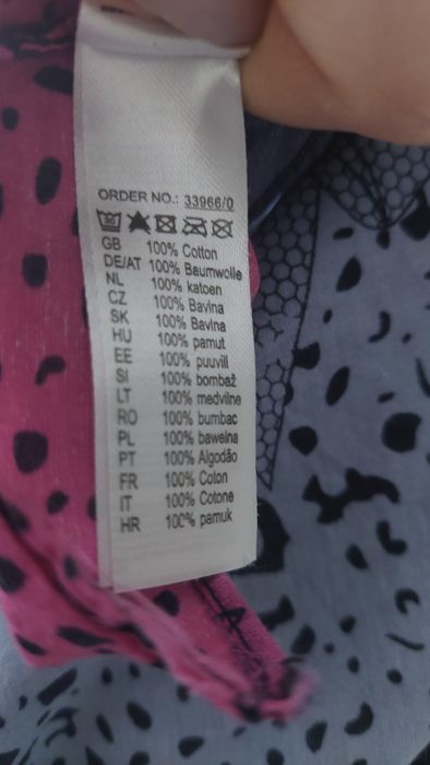 Bawełniana chusta, 120x130 cm