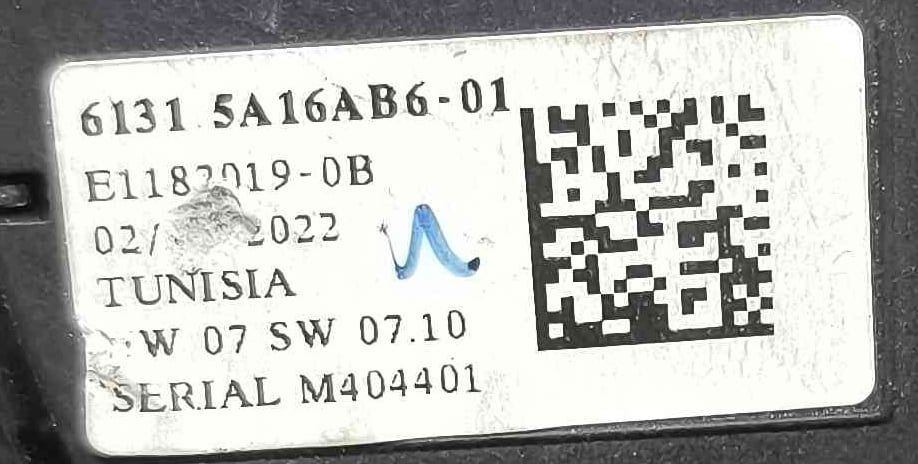 Conjunto de Botões 5A16AB6-01 - BMW 1