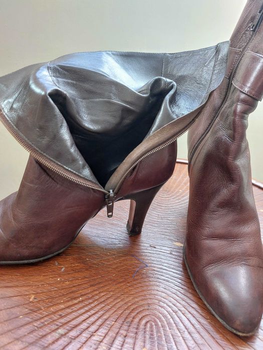 świetne skórkowe botki na wiosnę