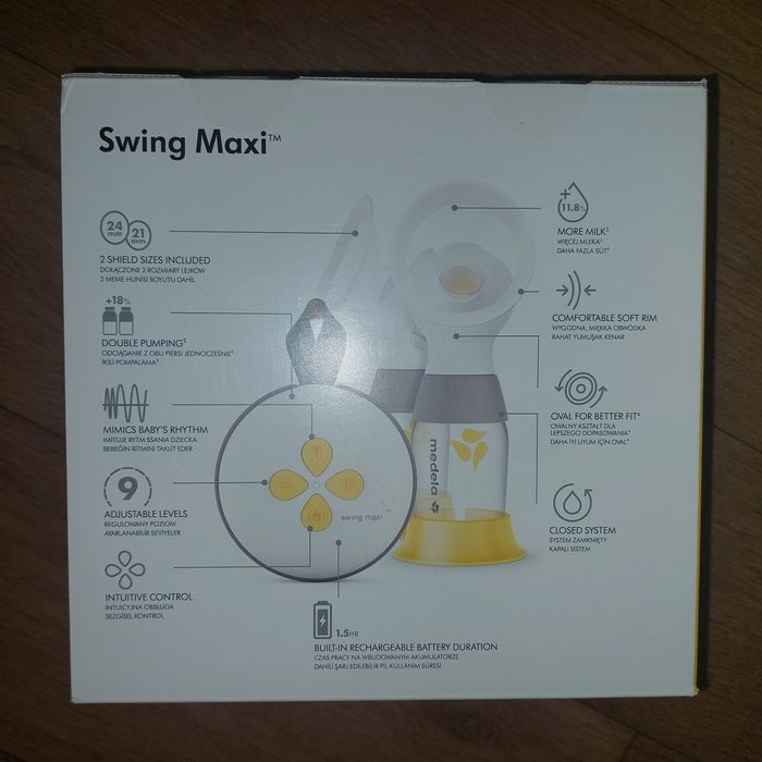 двойной электрический молокоотсос Medela Swing Maxi