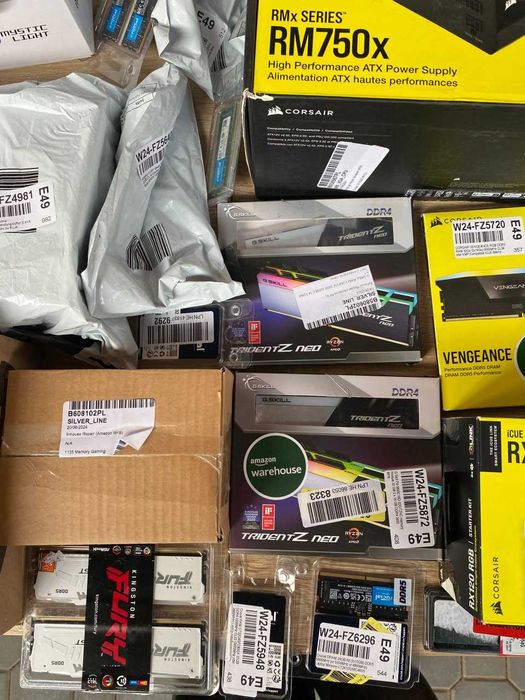 ОПТ / Комплектуючі з Європи, Corsair, NZXT, Kingston, ASUS, DDR5
