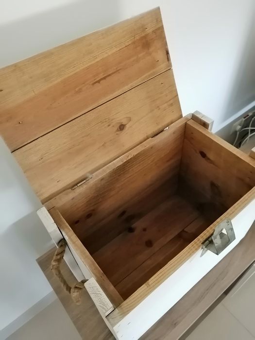 Caixas de madeira restauradas - conjunto de 2