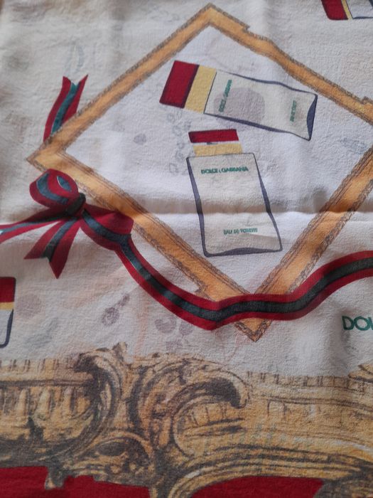 Lenço seda dolce e gabbana