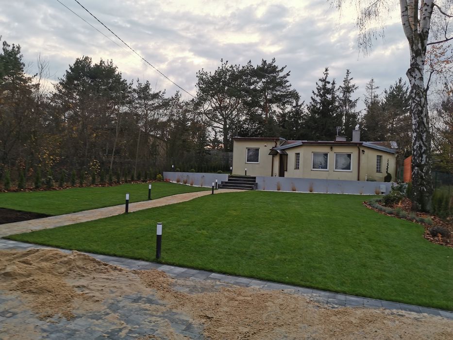 *Trawnik z rolki* trawnik siany * automatyczne nawadnianie