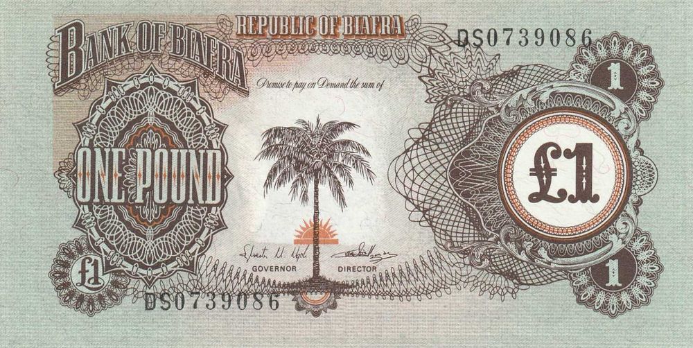Biafra 1 Pound 1968–69