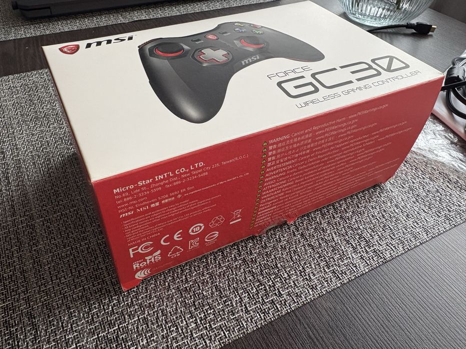 MSI FORCE GC30 bezprzewodowy pad/kontroler PS3, PC, Android