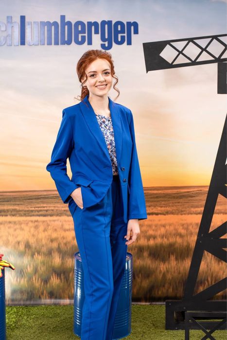 Костюм брючний синій