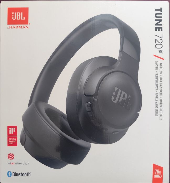 Słuchawki JBL Tune 720 BT , nowe , bluetooth