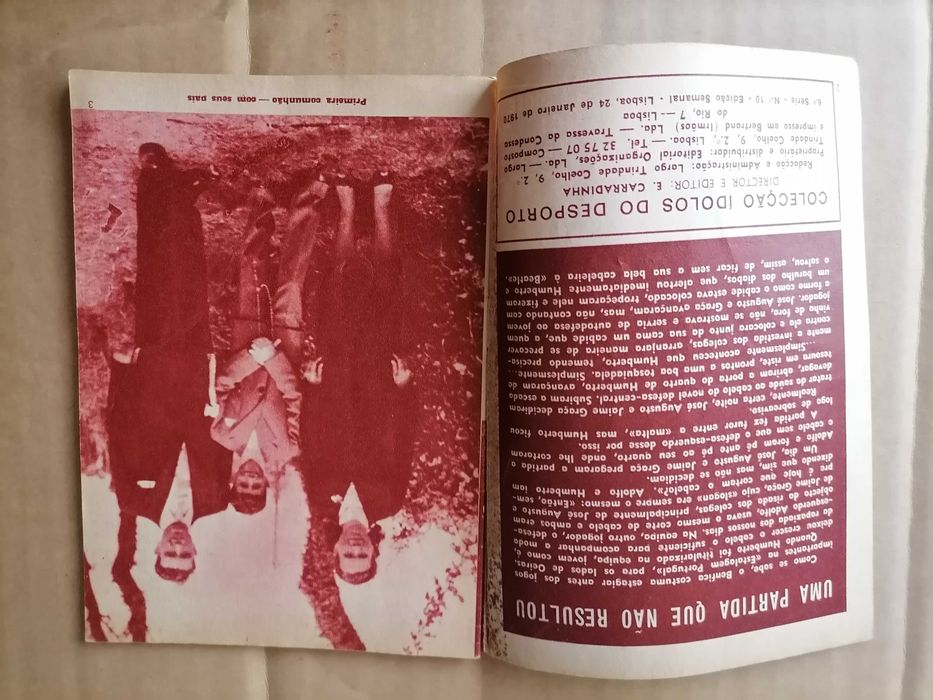 Í dolos do Desporto 1970 HUMBERTO COELHO Nº 10 - 6a Série I rie