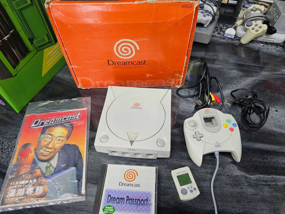 Konsola SEGA Dreamcast HKT-3000 NTSC-J pełen fabryczny komplet SKLEP