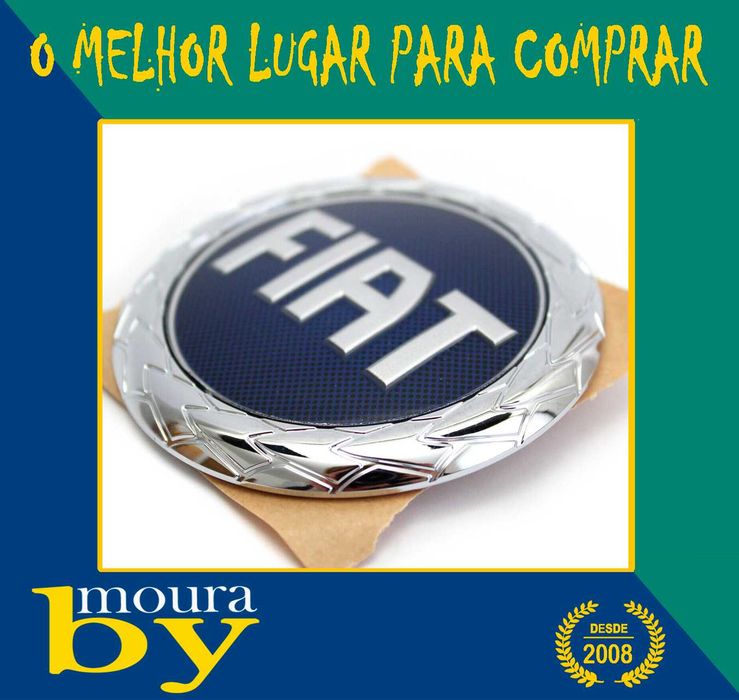 Centro de roda completo Fiat ou abarth de 56mm 60mm 133mm
