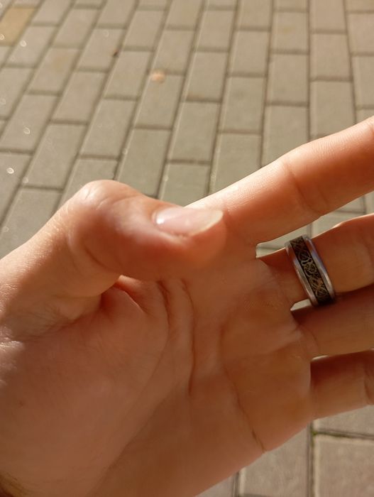 magnífico anel inoxidável