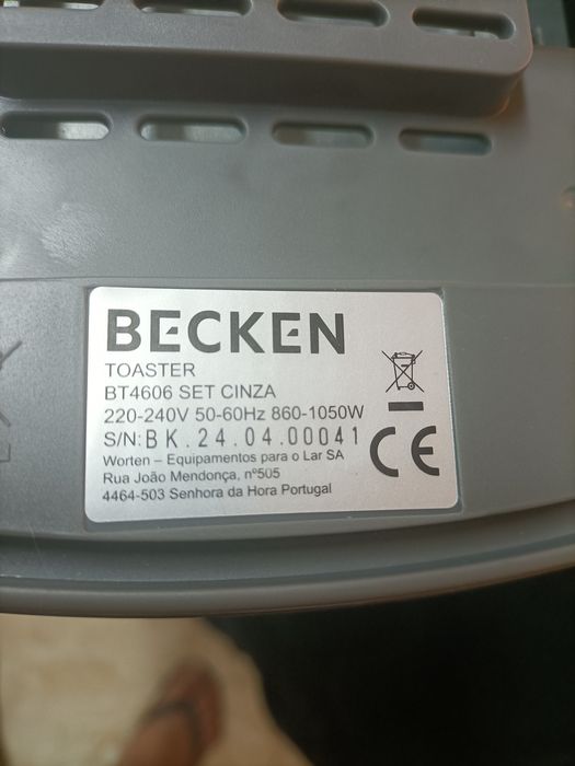 2 Torradeiras  da Marca Becken em Bom Estado