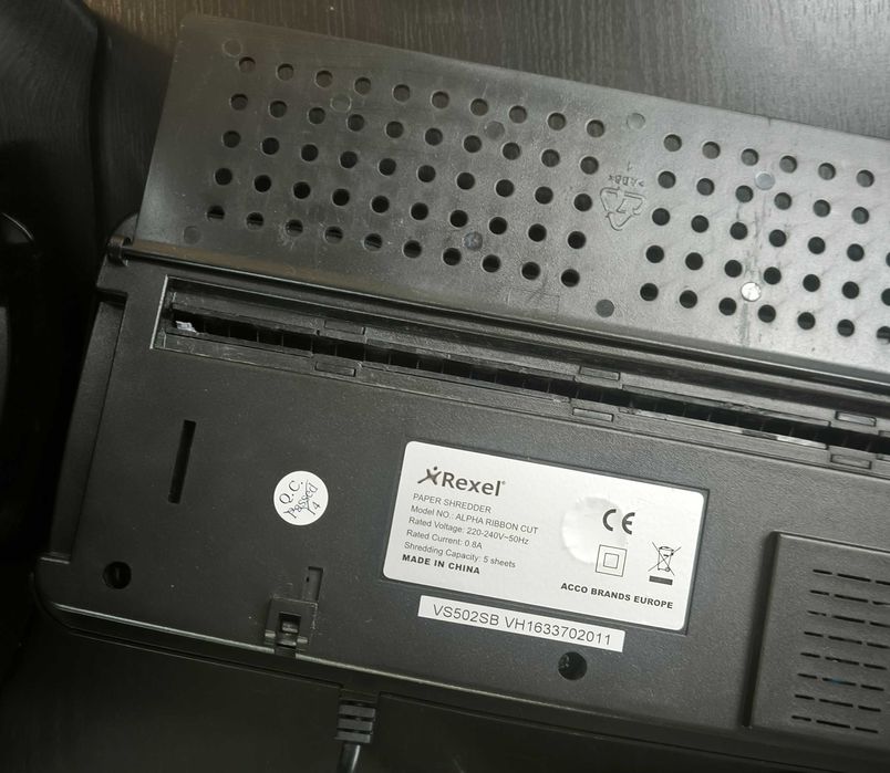 Trituradora de Papel Rexl