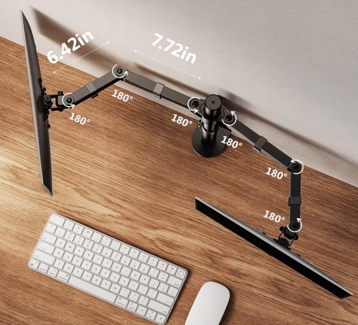 Stojak Uchwyt Na Dwa Monitory Ergear Egcm1 13"- 32'' 8Kg Powystawowy