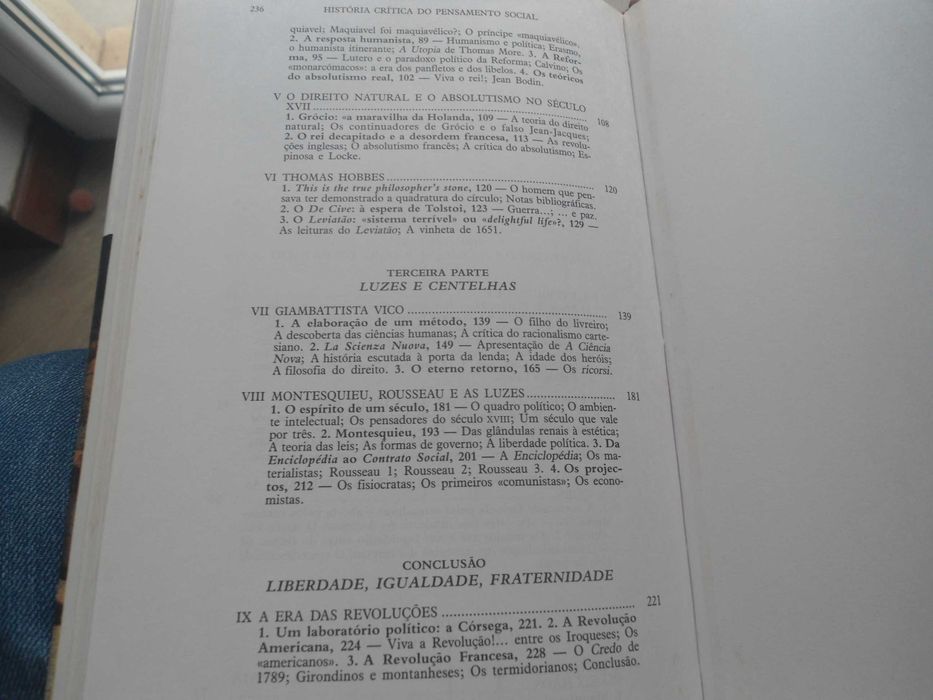 História Crítica do Pensamento  Social poe Roger Caratini
