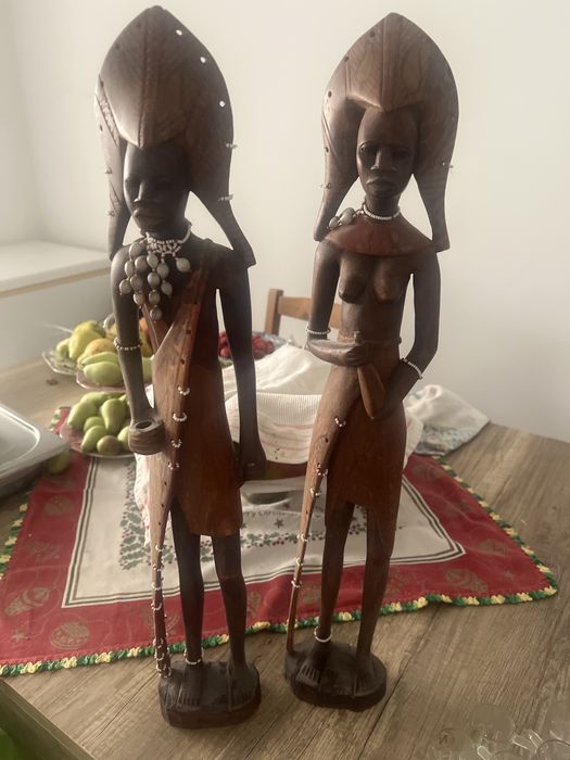 Bonecos africanos decoracao
